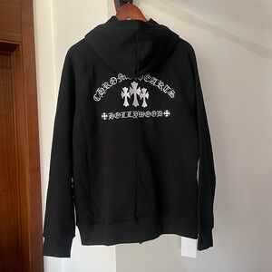 Chrome Hearts Triple Cross Hollywood Embroidered Hoodie